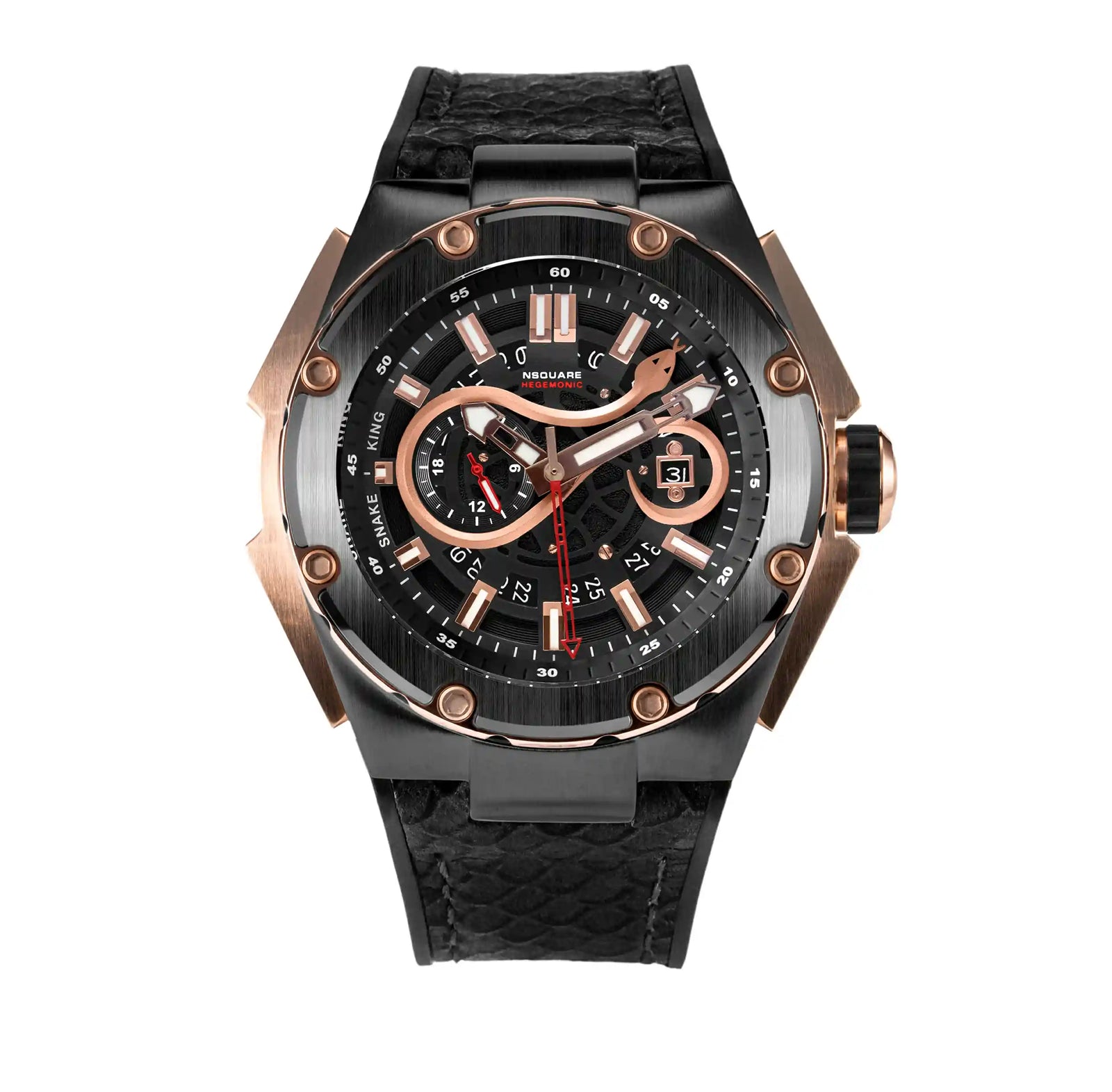 NSQUARE SnakeKing Automatic Watch-46mm N10.8 Devil Gold Ceramic|NSQUARE 蛇皇系列 自動錶-46毫米 N10.8魔王金陶瓷