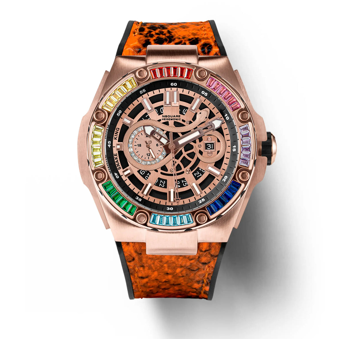 Snake Special Edition N51.9 Rainbow Rose Gold – NSquare Watch