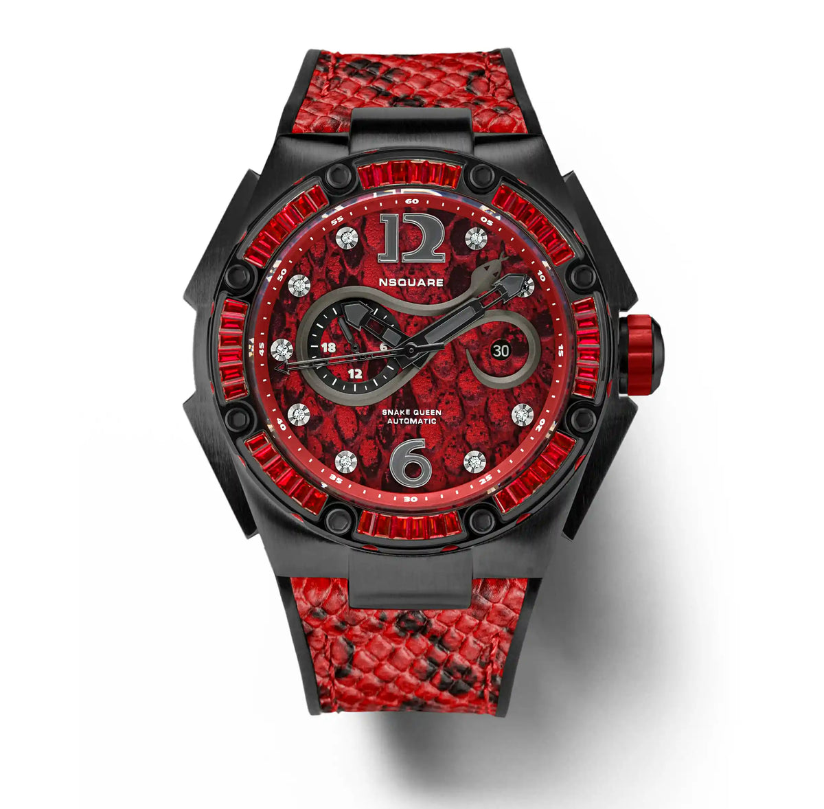 NSquare SnakeQueen Automatic Watch 46mm N11.1 Red|NSquare蛇後系列 自動表 46毫米N11.1紅色
