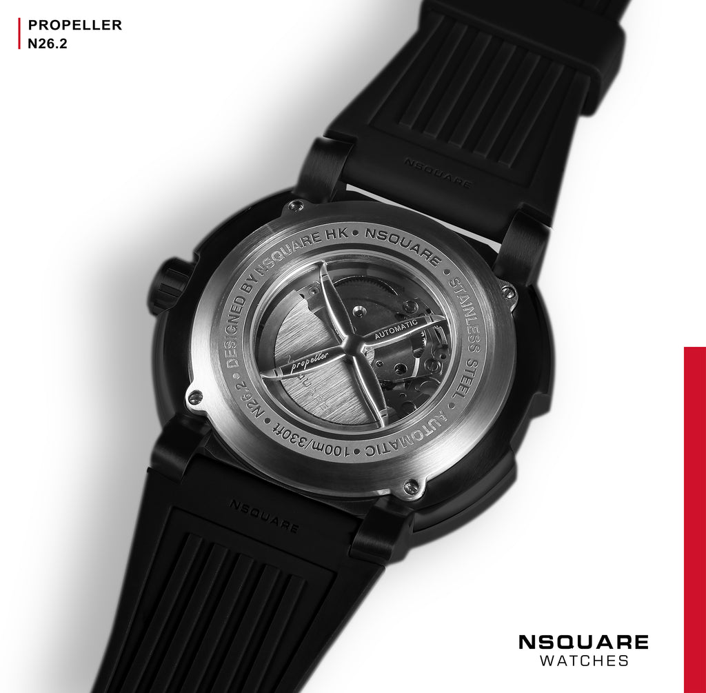 NSQUARE Propeller Automatic Watch - 48mm N26.2 Black|NSQUARE 螺旋槳 自動錶-48毫米 N26.2 黑色