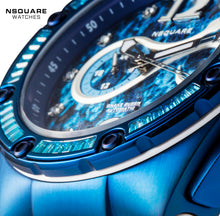 Load image into Gallery viewer, NSQUARE SnakeQueen Automatic Watch-46mm  N11.9 Hyper Blue | NSQUARE 蛇后系列 自動錶-46毫米  N11.9超艷藍