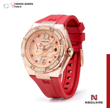 Load image into Gallery viewer, NSquare SnakeQueen39mm Automatic Watch N48.6 RG/Night Maroon Red|NSquare蛇后39毫米系列 自動錶 N48.6 玫瑰金色/夜栗紅色