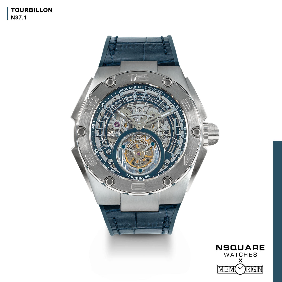 NSQUARE Ronald Series-TOURBILLON Watch|NSQUARE 鄭中基系列-陀飛輪