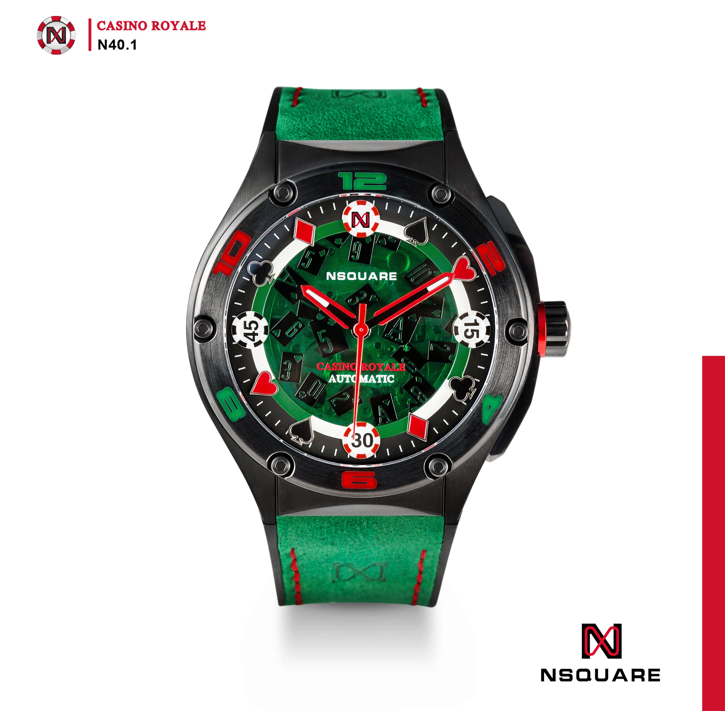 NSquare Casino Royale Automatic Watch|NSquare皇家賭場系列 自動錶