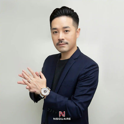 FIVE ELEMENTS N59.1 GOLD ATTRIBUTES ROSE GOLD/WHITE