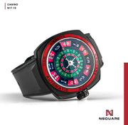 NSQUARE CASINO Automatic Watch 51mm-N17.15 Black/Black Limited Edition 88pcs|NSQUARE賭場系列自動表51米-N17.15黑色/黑色限量版88只