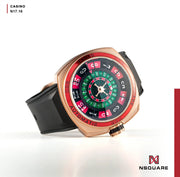 NSQUARE CASINO Automatic Watch 51mm-N17.16 Black/RG Limited Edition 88pcs|NSQUARE 賭場系列 自動錶 51毫米-N17.16 黑/玫瑰金色 限量版88隻