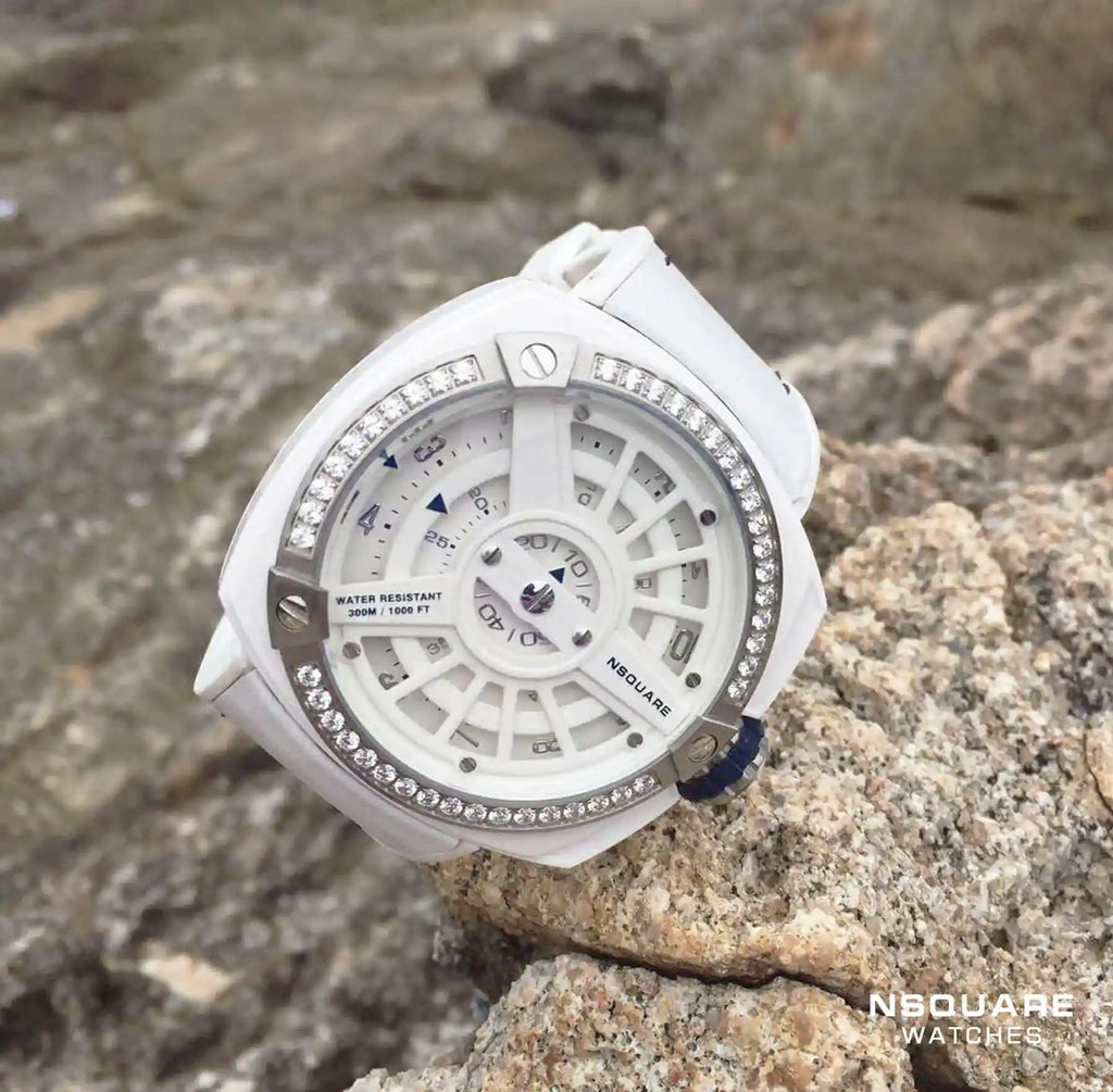 NSQUARE Sweetie Quartz Watch -51mm N19.8 White|NSQUARE 甜美系列 石英表-51毫米 N19.8 白色