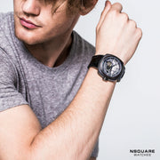 NSQUARE VOYAGER Automatic Watch -51mm N25.3 Gun/Black|NSQUARE 旅行者 自動表-51毫米 N25.3 槍色/黑色