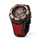Chris Polanco Automatic Watch-46mm N23 red