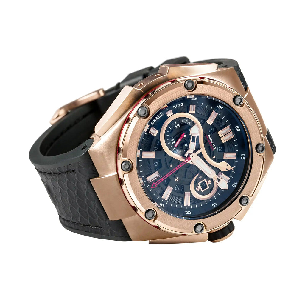 NSquare SnakeKing Automatic Watch - 46mm N10.20 Magic Gold|NSquare蛇皇系列 自動錶 - 46毫米 N10.20 魔幻金