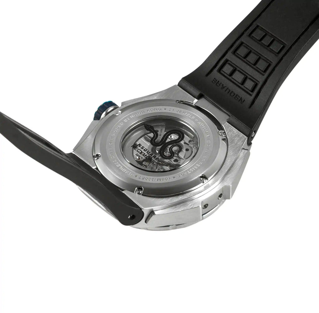 NSQUARE SnakeKing Automatic Watch-46mm N10.6 Blue Steel/Blue|NSQUARE蛇皇系列自動表-46毫米N10.6鋼藍色