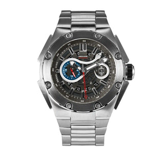 NSQUARE SnakeKing Automatic Watch-46mm N10.7 Cool Grey/SS Bracelet|蛇皇系列 自動表-46米 N10.7 冷灰/不銹鋼錶鍊