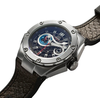 NSQUARE SnakeKing Automatic Watch-46mm N10.7 Chocolate/Steel|蛇皇系列 自動表-46毫米 N10.7 朱古力/鋼色