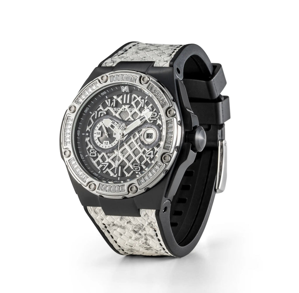 NSquare Snake Automatic Watch - 46mm Special Edition N51.2 White|NSquare蛇系列 自動錶 - 46毫米 特別版本 N51.2 白色