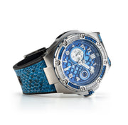 NSQUARE Snake Automatic Watch-46mm Special Edition N51.7 Sapphire Blue|NSQUARE 蛇系列 自動錶-46毫米 特別版本  N51.7寶瑰藍