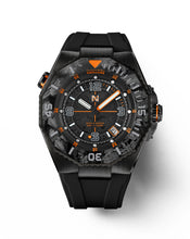 將圖片載入圖庫檢視器 Ocean Speed NS-27.1 黑色/橙色瑞士自動腕錶