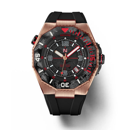 Ocean Speed NS-27.2 Rose Gold/Black Swiss Automatic