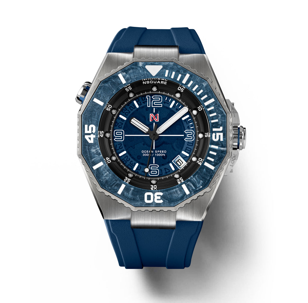 Ocean Speed NS-27.3 Blue/Steel Diver Swiss Automatic