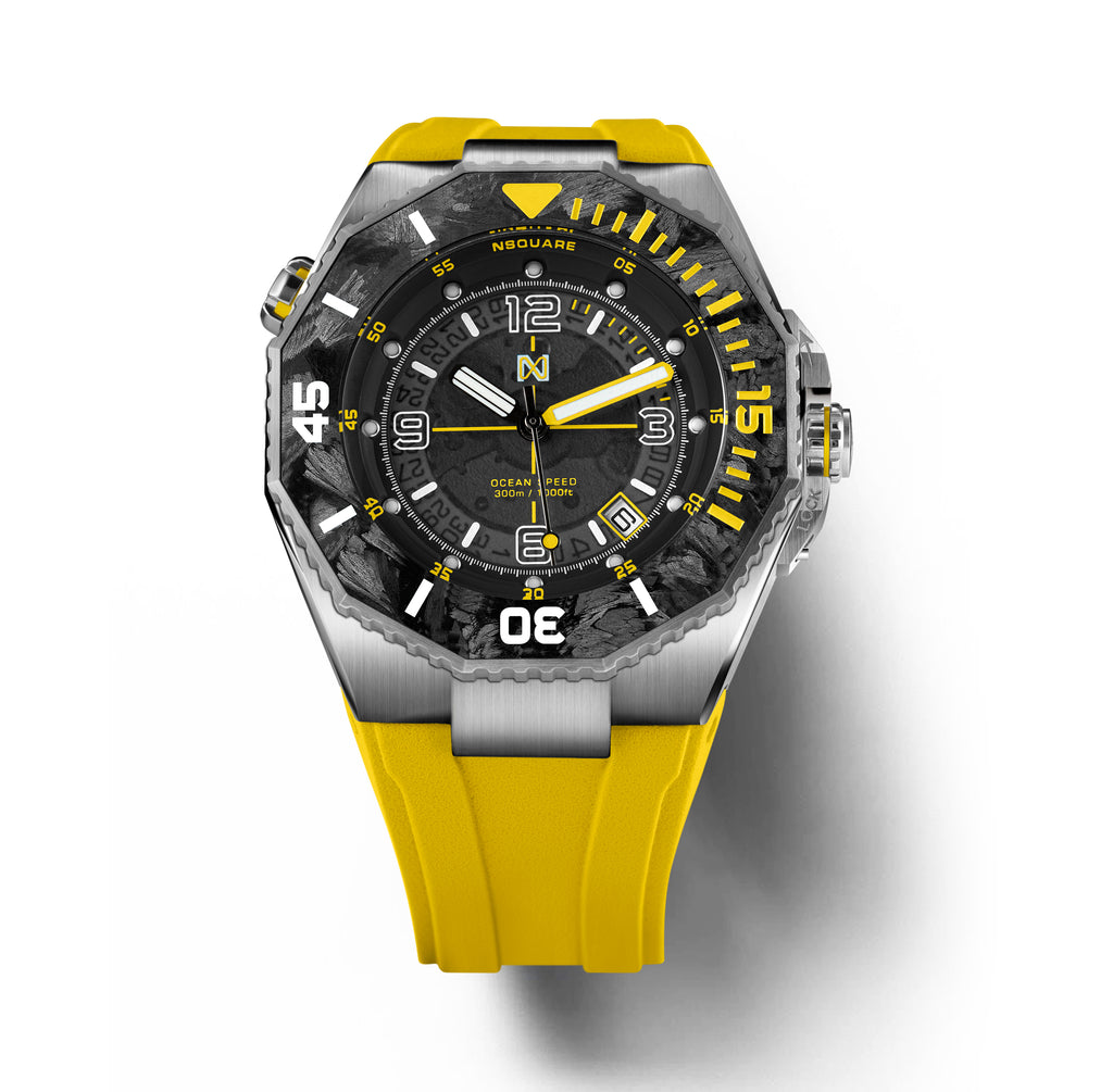 Ocean Speed NS-27.4 Yellow/Black Diver Swiss Automatic