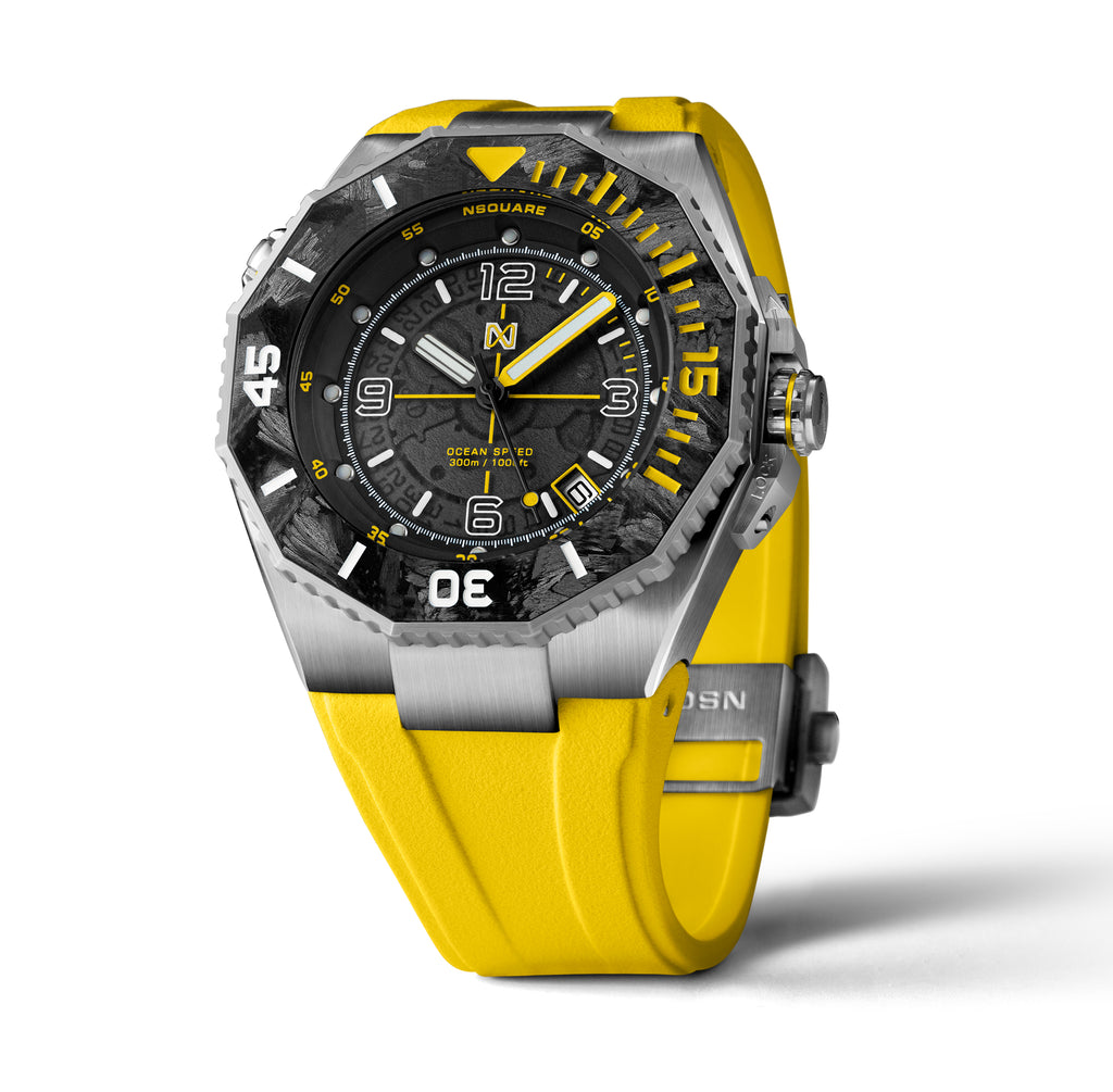 海洋極速者 NS-27.4 黃/黑 Diver 瑞士自動腕錶
