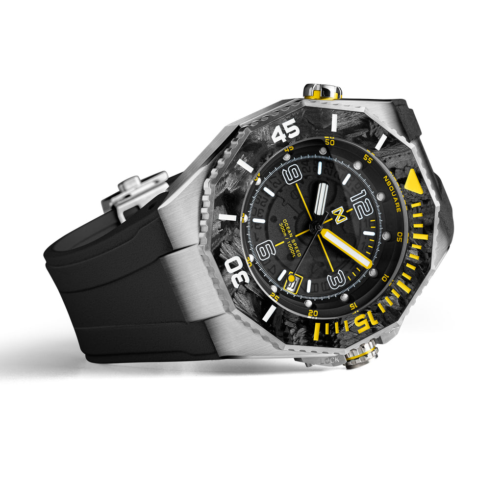 Ocean Speed NS-27.4 Yellow/Black Diver Swiss Automatic