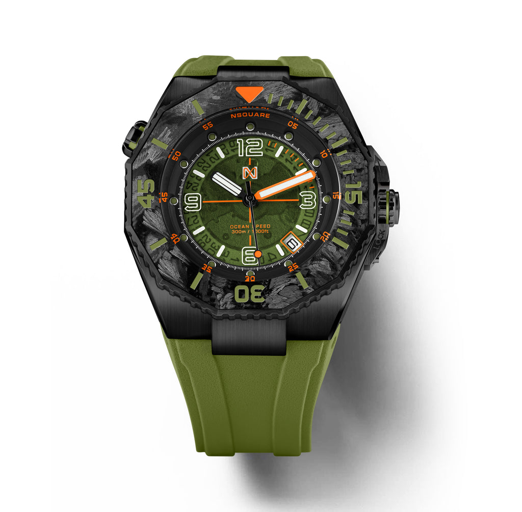 Ocean Speed NS-27.5 Black/Green Swiss Automatic