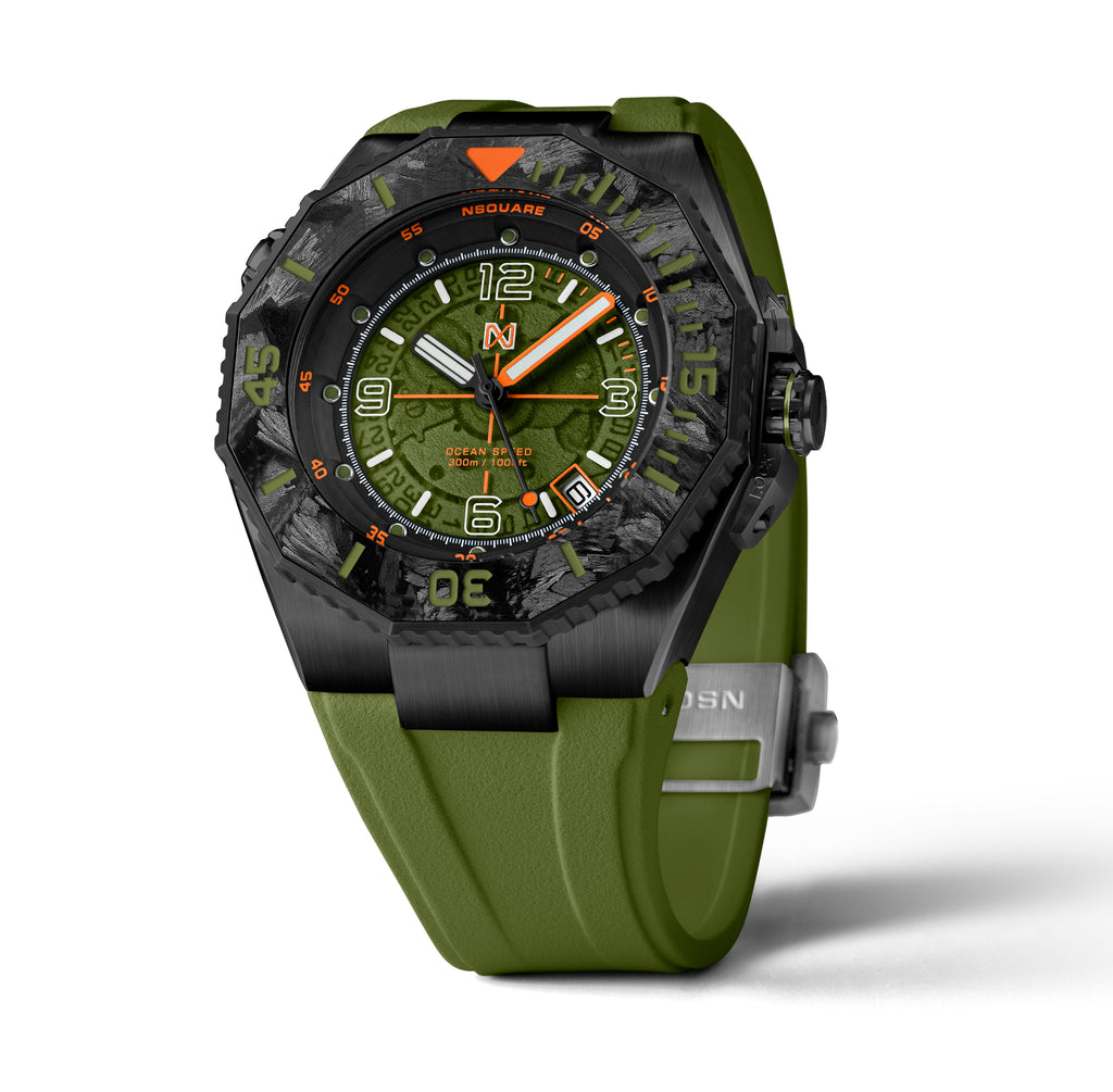 Ocean Speed NS-27.5 Black/Green Swiss Automatic