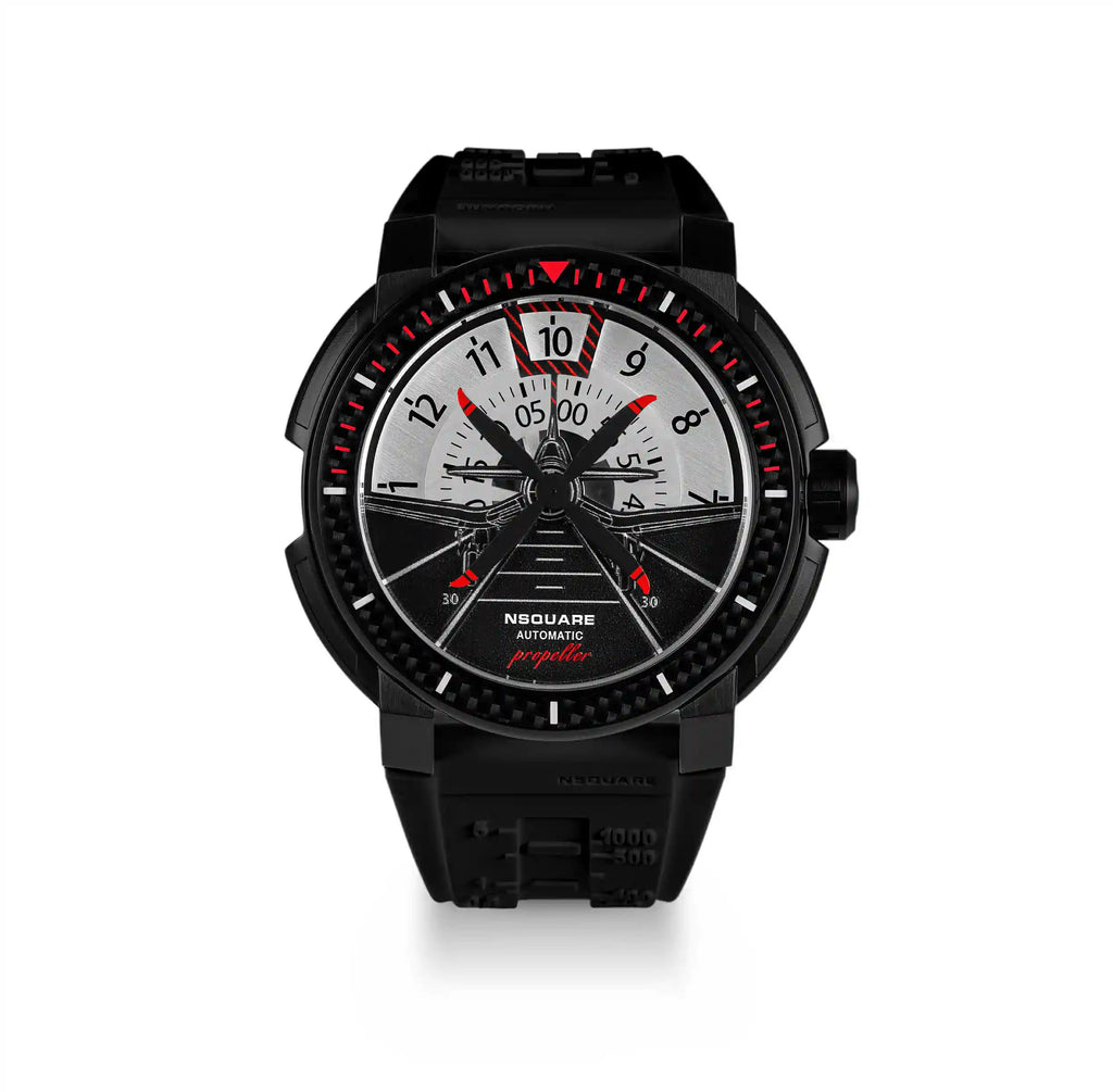 NSQUARE Propeller Automatic Watch - 48mm N26.1 BlackWhite|NSQUARE 螺旋槳 自動錶-48毫米 N26.1 黑白色