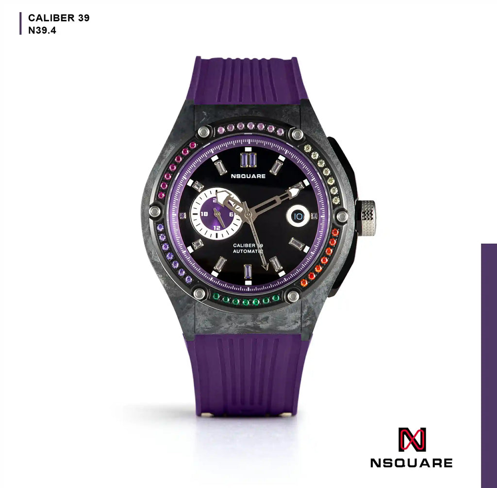 NSquare MultiColoured Series Automatic Watch - 44mm N39.4 Brightening Purple|NSquare MultiColoured系列 自動錶 44毫米 N39.4 燦亮紫