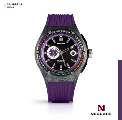 NSquare MultiColoured Series Automatic Watch - 44mm N39.4 Brightening Purple|NSquare MultiColoured系列 自動錶 44毫米 N39.4 燦亮紫