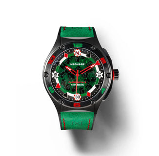 NSQUARE Casino Royale Automatic N40.1 GREEN/BLACK LIMITED EDITION|NSQUARE皇家賭場系列 自動錶N40.1 綠色/黑色限量版