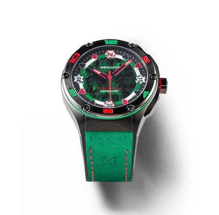 NSQUARE Casino Royale Automatic N40.1 GREEN/BLACK LIMITED EDITION|NSQUARE皇家賭場系列 自動表N40.1 綠色/黑色限量版
