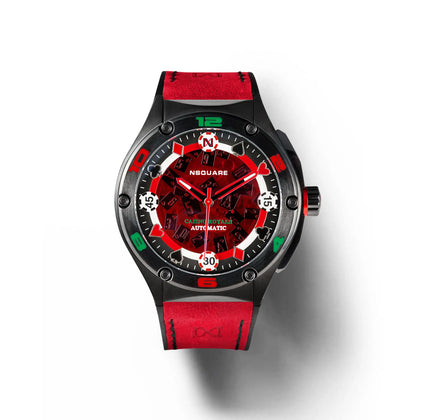 NSQUARE Casino Royale Automatic N40.3 RED/BLACK LIMITED EDITION|NSQUARE皇家賭場系列 自動表N40.3 紅色/黑色限量版