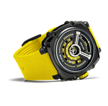 Load image into Gallery viewer, NSQUARE NICK II AUTOMATIC WATCH 45MM N12.1 BLACK/YELLOW/YELLOW |NSQUARE NICK II自動錶 45毫米 N12.1 黑色/黃色/黃色