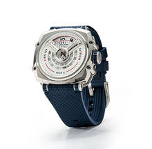 將圖片載入圖庫檢視器 NSQUARE NICK II AUTOMATIC WATCH 45MM N12.5 BLUE/STEEL |NSQUARE NICK II自動腕錶 45毫米 N12.5 藍色/鋼色