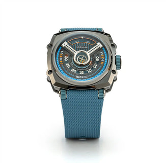 NSQUARE NICK II AUTOMATIC WATCH 45MM N12.6 MISTY BLUE/GRAY|NSQUARE NICK II自動腕錶 45毫米 N12.6 迷霧藍/灰