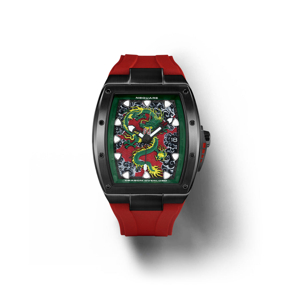 Dragon Overloed Automatic N57.2 Black/Red