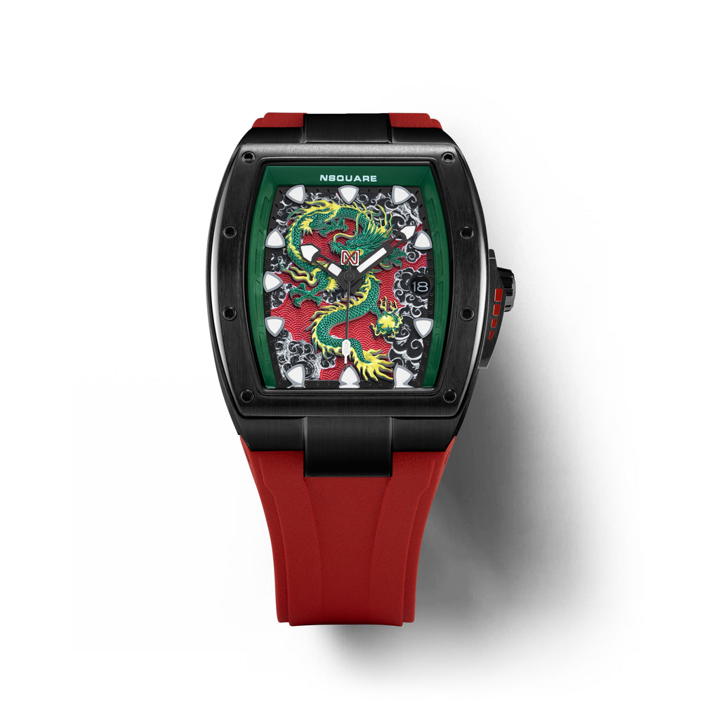 Dragon Overloed Automatic N57.2 Black/Red