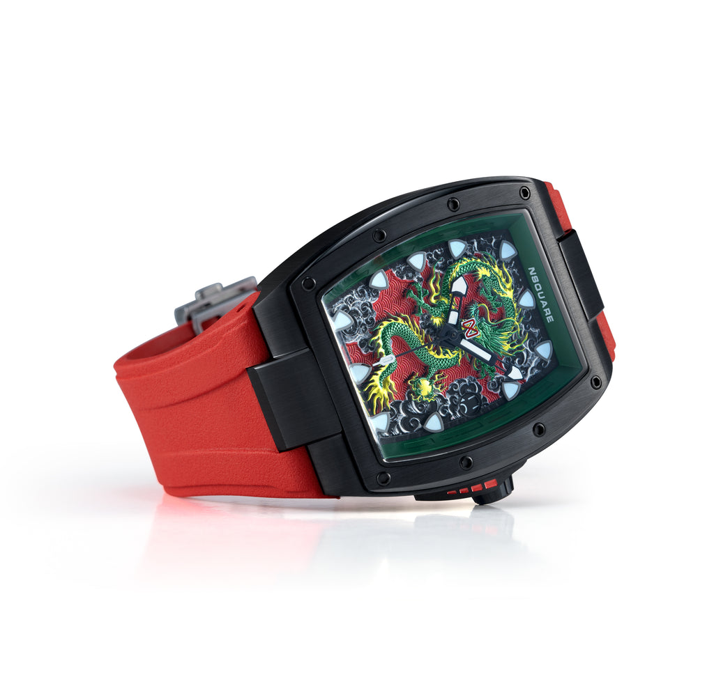 Dragon Overloed Automatic N57.2 Black/Red