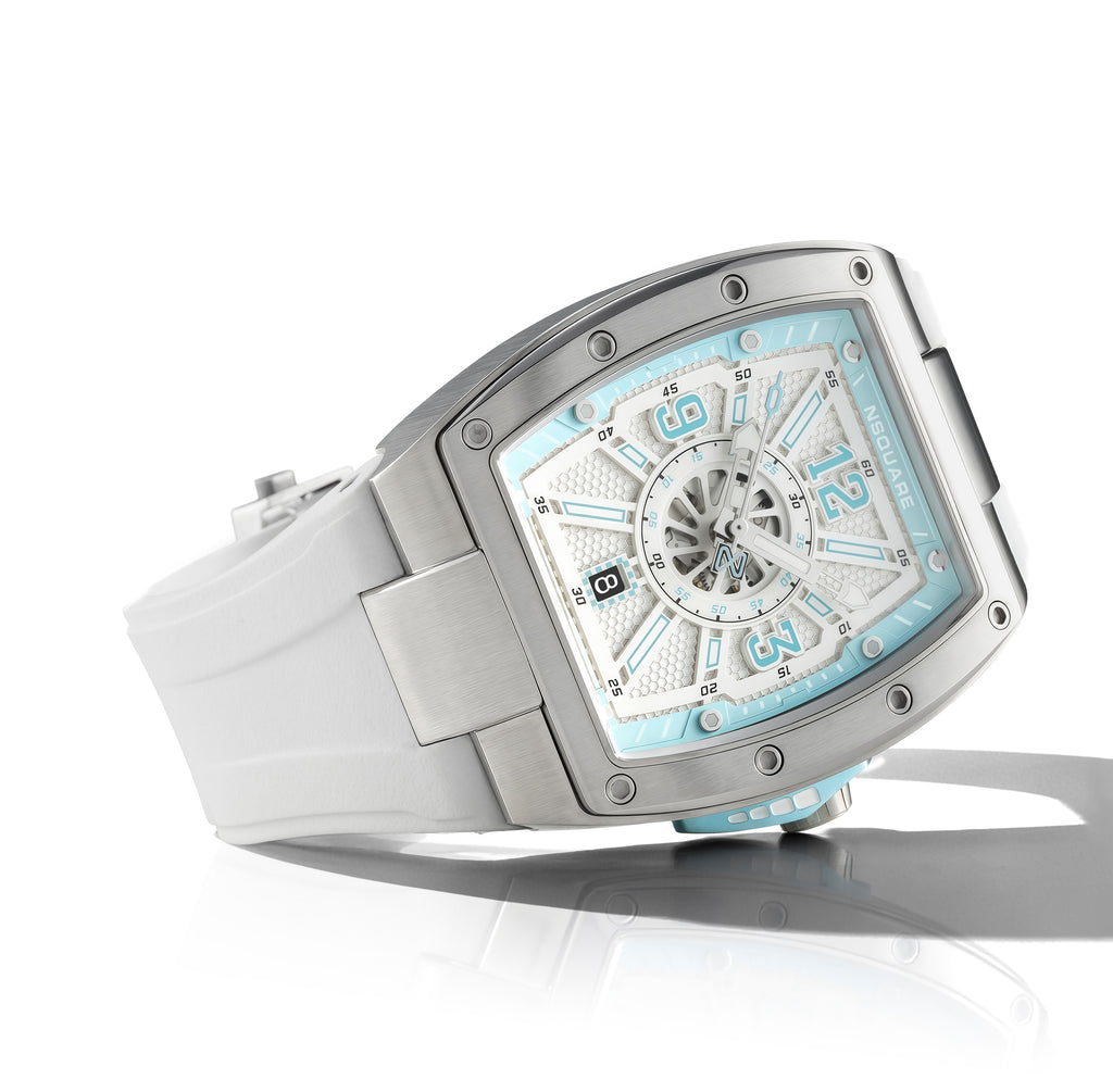 Gale Chaser Automatic N47.3 White/ Ice Blue