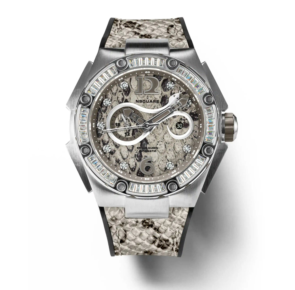 SnakeQueen Automatic Watch-46mm  N11.2 White