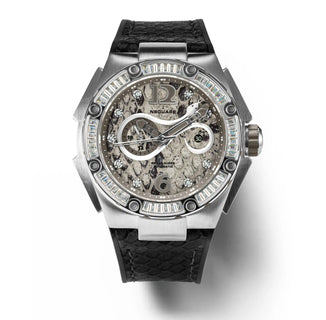 SnakeQueen Automatic Watch-46mm  N11.2 White