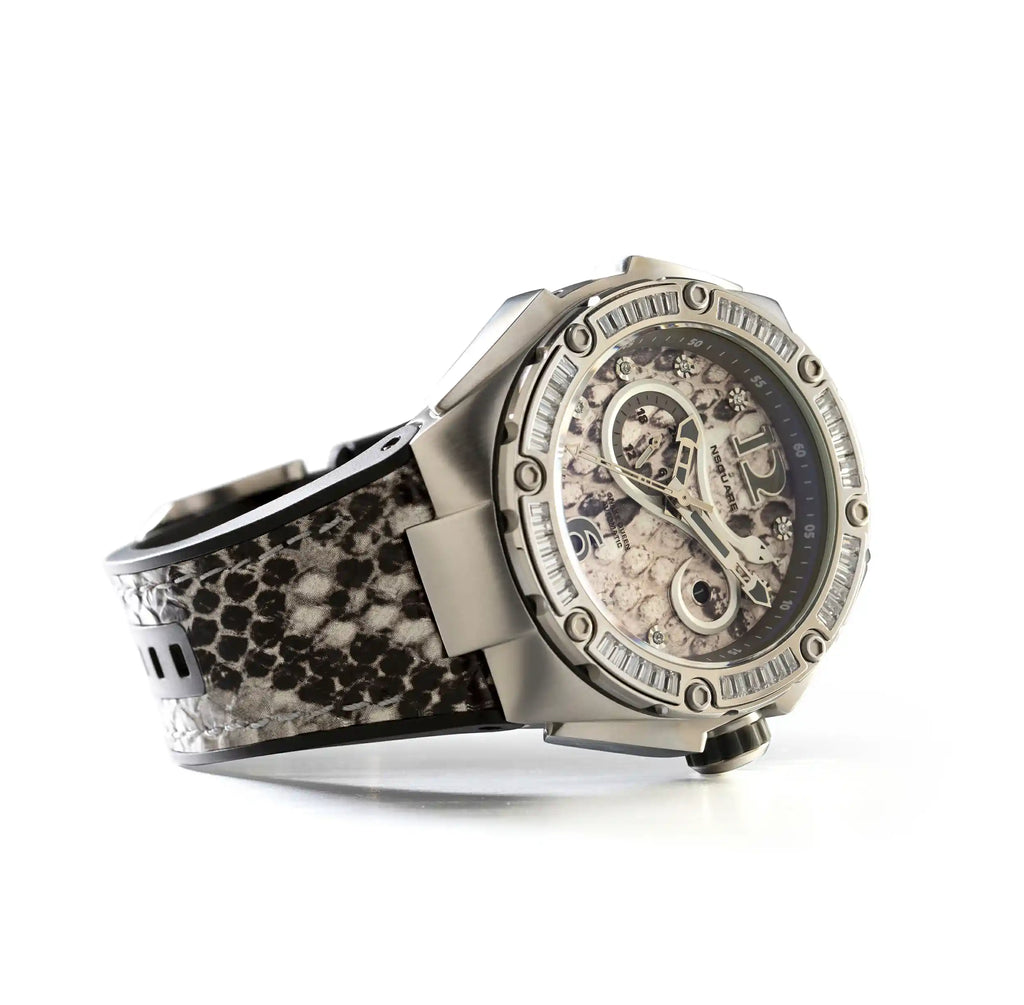 SnakeQueen Automatic Watch-46mm  N11.2 White