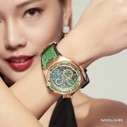 NSquare SnakeQueen Automatic Watch 46mm N11.3 SPRING GREEN|NSquare蛇後系列 自動表-46毫米 N11.3 春天綠