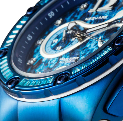 NSQUARE SnakeQueen Automatic Watch-46mm  N11.9 Hyper Blue | NSQUARE 蛇后系列 自動錶-46毫米  N11.9超艷藍
