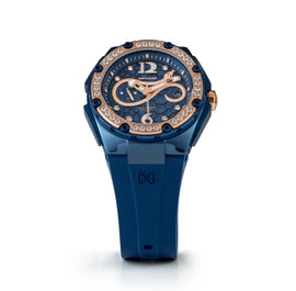 NSquare SnakeQueen 39mm Automatic Watch N48.12 Noble Blue|NSquare蛇后39毫米系列 自動錶 N48.12 貴侯藍