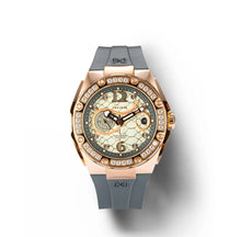 將圖片載入圖庫檢視器 NSQUARE SnakeQueen39mm Automatic Watch- N48.2 RG/Gray|NSQUARE蛇後39毫米系列自動表。 N48.2玫瑰金色/冷灰色