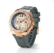 NSQUARE SnakeQueen39mm Automatic Watch- N48.2 RG/Gray|NSQUARE蛇後39毫米系列自動表。 N48.2玫瑰金色/冷灰色