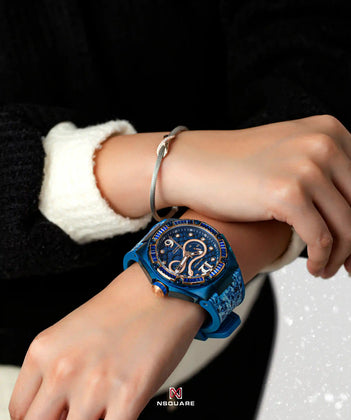 SnakeQueen Automatic Watch 46mm N11.10 Empress Blue